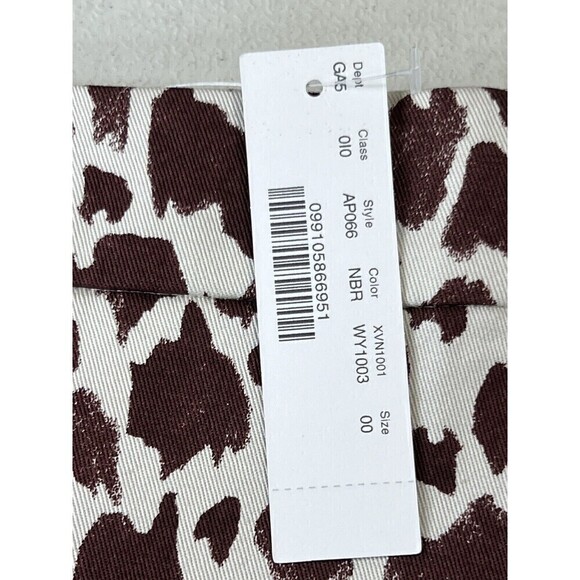 NEW J.Crew No. 2 pencil skirt giraffe print lined Re-Imagined Collection Sz 00 - Picture 8 of 13